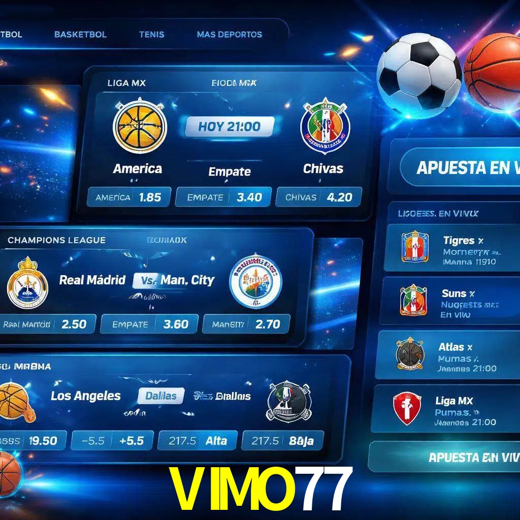 Mercados de apuestas deportivas VIMO77 para jugadores en México