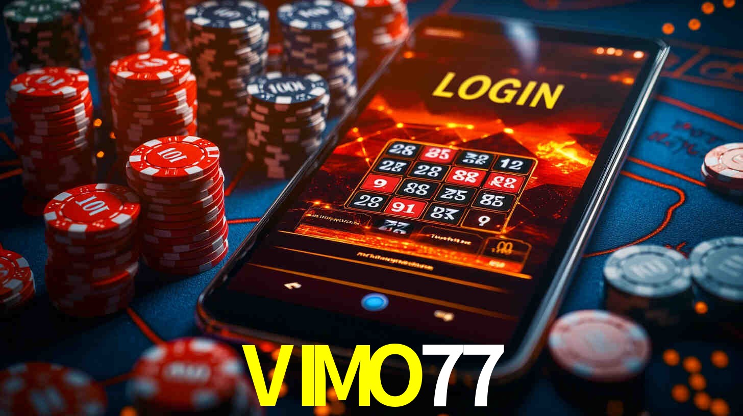Interfaz de la app móvil VIMO77 en un smartphone moderno